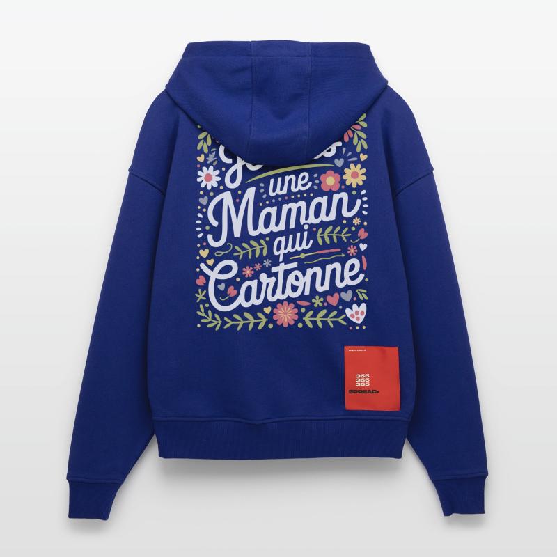 Ich bin eine erfolgreiche Mutter Zip Hoodie - made by SPREAD