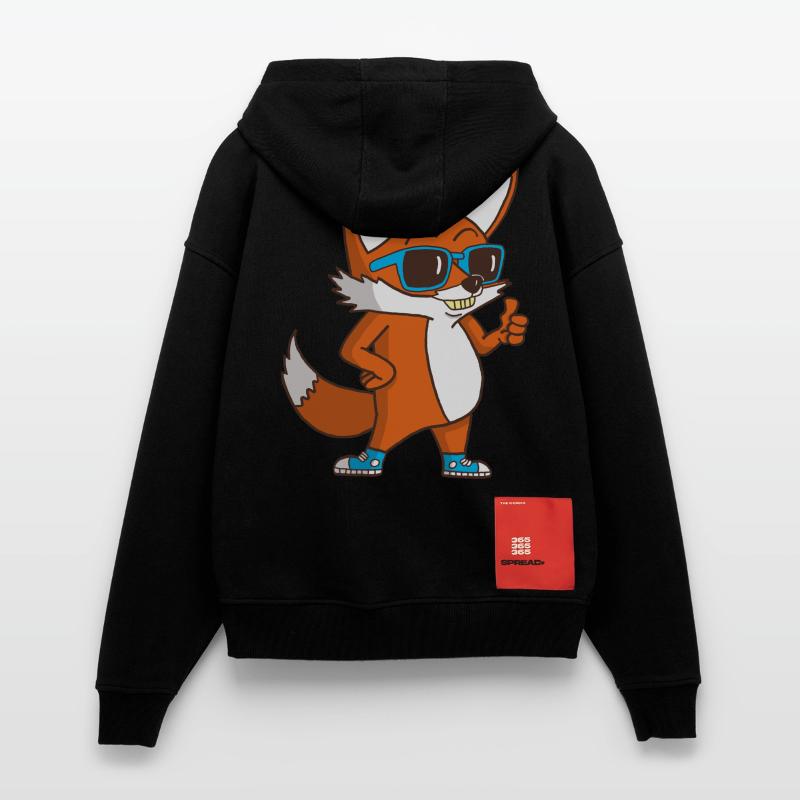 Cool Fox Zip Hoodie - made by SPREAD
