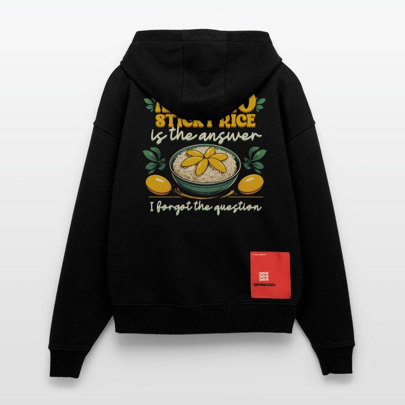 Mango Sticky Rice Is The Answer Zip Hoodie - made by SPREAD
