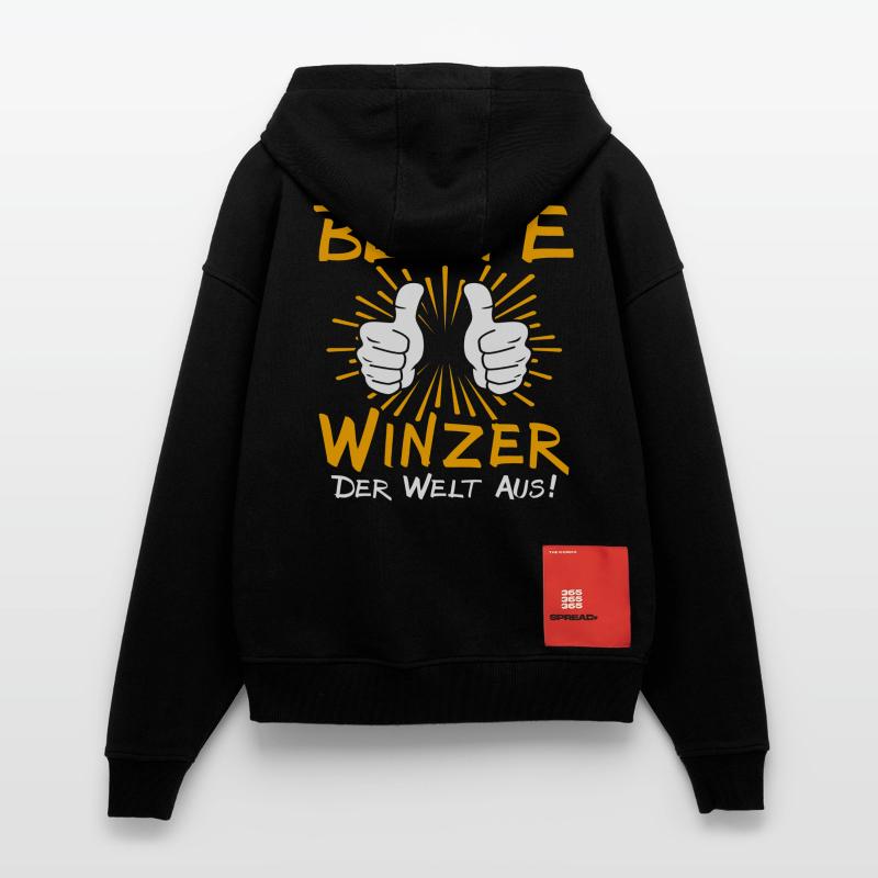 Winzer Geschenkidee Zip Hoodie - made by SPREAD