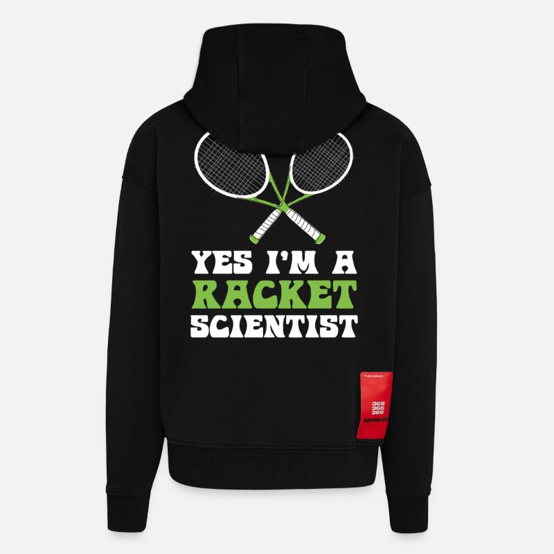 Schlägerwissenschaftler Spruch - Zip Hoodie - made by SPREAD - SOLID BLACK