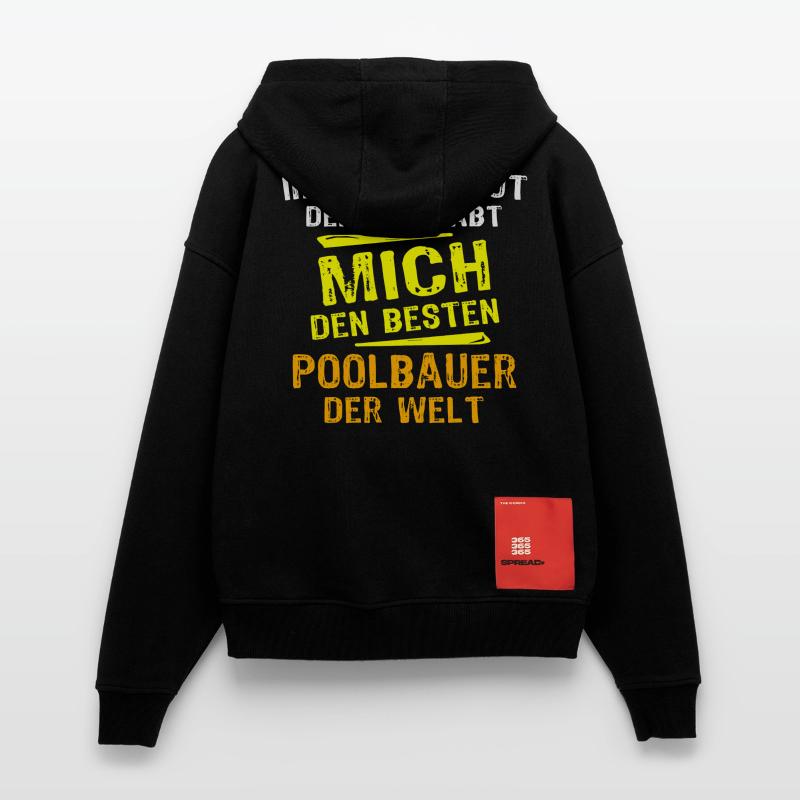 Pool Builder Gift Zip Hoodie - made by SPREAD