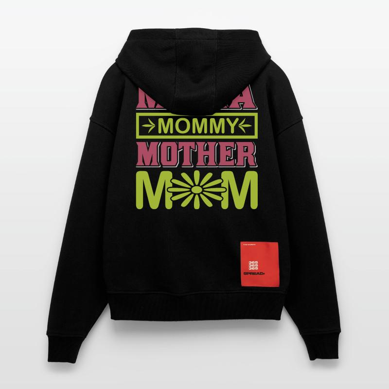 Maman Maman Maman Mignonne chemise cadeau de maternité Veste à capuche bio épaisse oversize fabriqué en UE