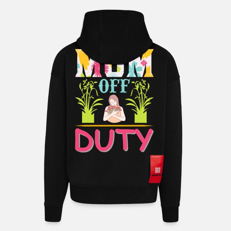 Muttertags-T-Shirt der Muttertags-Muttertags-Mutter der Mutter Muttertags-Muttertags-Muttertags-Muttertags - Zip Hoodie - made by SPREAD - SOLID BLACK