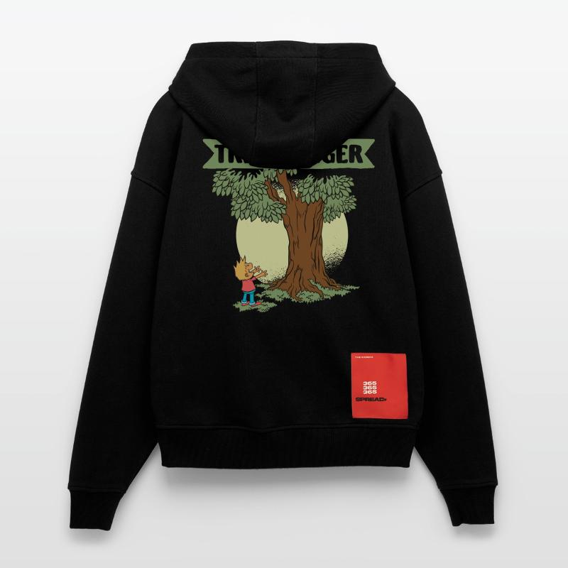 Ecologist Ecology Certified Tree Hugger Zip Hoodie - made by SPREAD