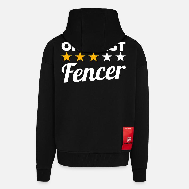 Bester Fechter - Zip Hoodie - made by SPREAD - SOLID BLACK