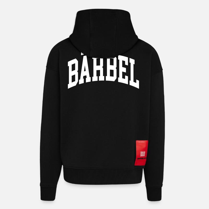 Bärbel - Zip Hoodie - made by SPREAD - SOLID BLACK