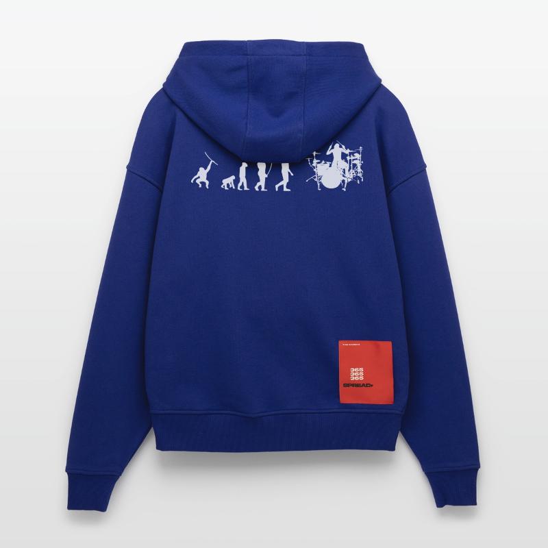 Batteur Evolution Veste à capuche bio épaisse oversize fabriqué en UE