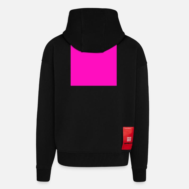 pinker Hintergrund Textur Vorlage personalisieren - Zip Hoodie - made by SPREAD - SOLID BLACK
