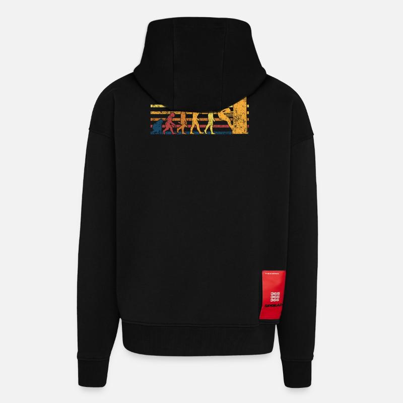 Baumpfleger Baumkletterer - Zip Hoodie - made by SPREAD - SOLID BLACK