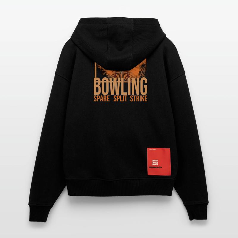 Bowling - Spare - Split - Strike Zip Hoodie - made by SPREAD