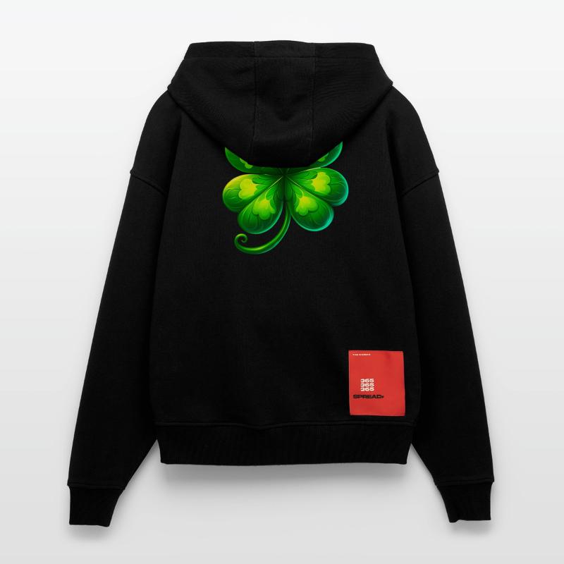 Four-leaf clover Zip Hoodie - made by SPREAD