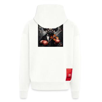 Trauriger Clown - Zip Hoodie - made by SPREAD - SOLID BLACK - Hinten