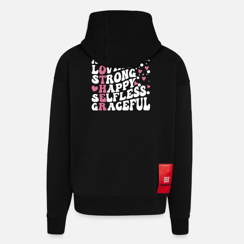 Die beste Mutter aller Zeiten - Zip Hoodie - made by SPREAD - SOLID BLACK