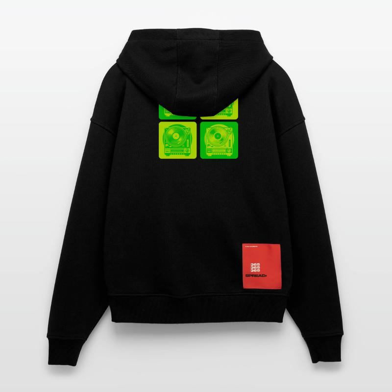Turntable Style Zip Hoodie - made by SPREAD