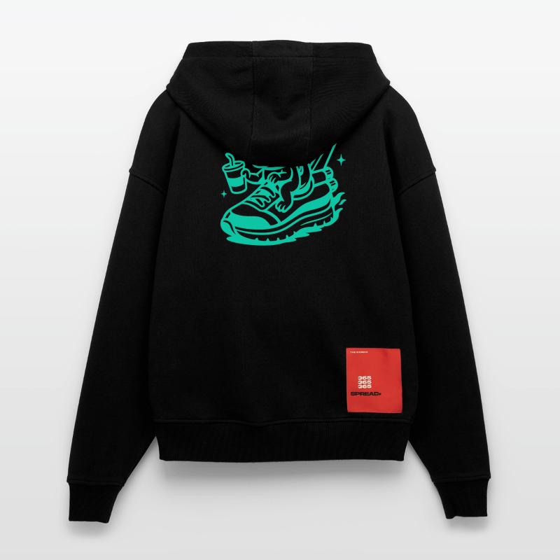 Space Fun Saurus Junior Zip Hoodie - made by SPREAD
