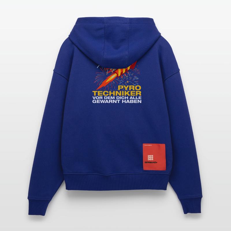 Crazy pyrotechnics fireworks Zip Hoodie - made by SPREAD