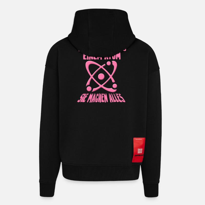 Physics Physicist Teacher Science Funny Saying - Zip Hoodie - made by SPREAD - SOLID BLACK