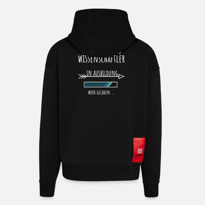 Nutritional Science Studies Profession Education - Zip Hoodie - made by SPREAD - SOLID BLACK