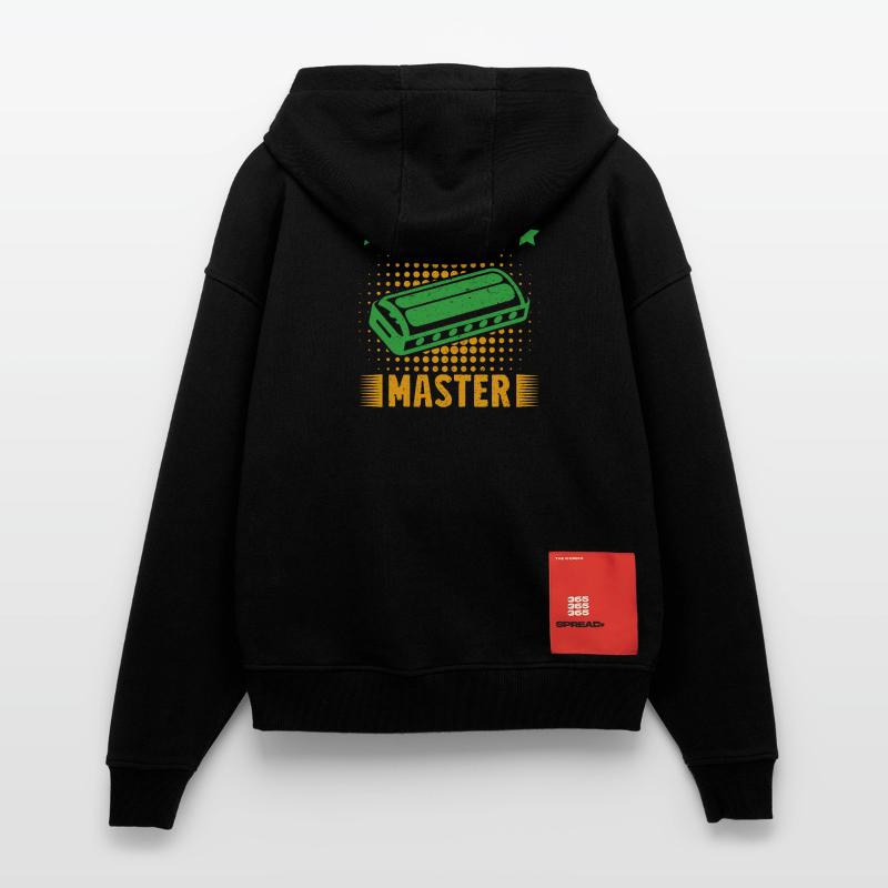 Funny Harmonica Player Master Harmonica Zip Hoodie - made by SPREAD