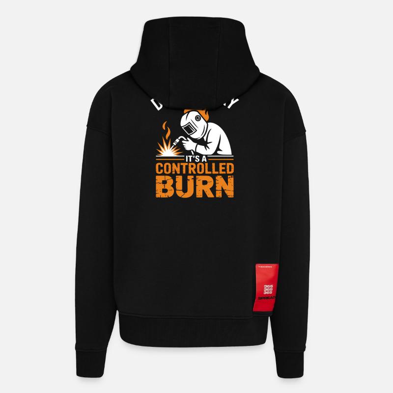 Schweißer Spruch Beruf Lustiges Schweißer Geschenk - Zip Hoodie - made by SPREAD - SOLID BLACK