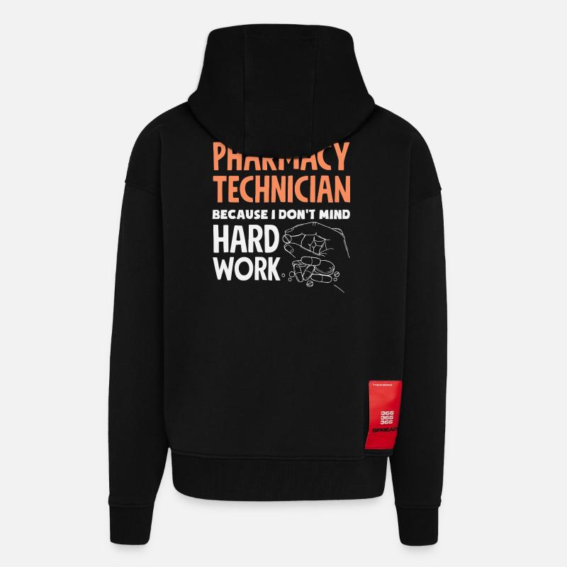 Apotheker Pharmazeutisch-technischer - Zip Hoodie - made by SPREAD - SOLID BLACK