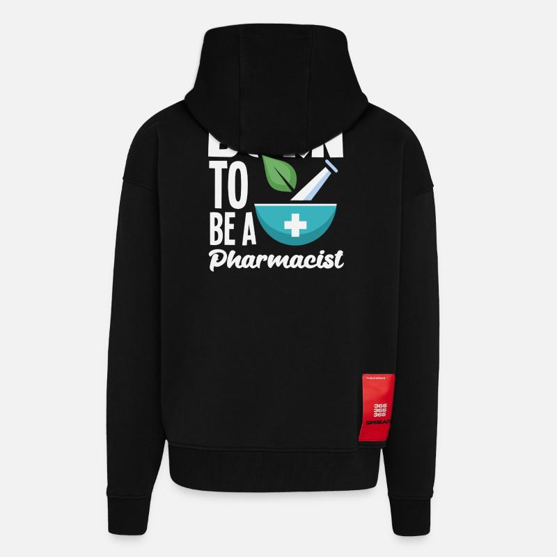 Apotheker Pharmazeutisch-technischer - Zip Hoodie - made by SPREAD - SOLID BLACK