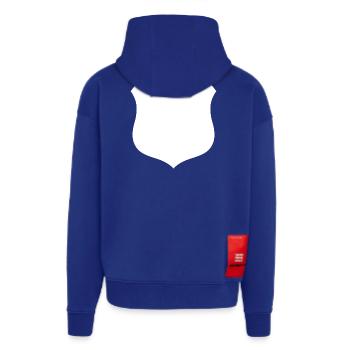 Shield - Zip Hoodie - made by SPREAD - Iconic Blue - Back