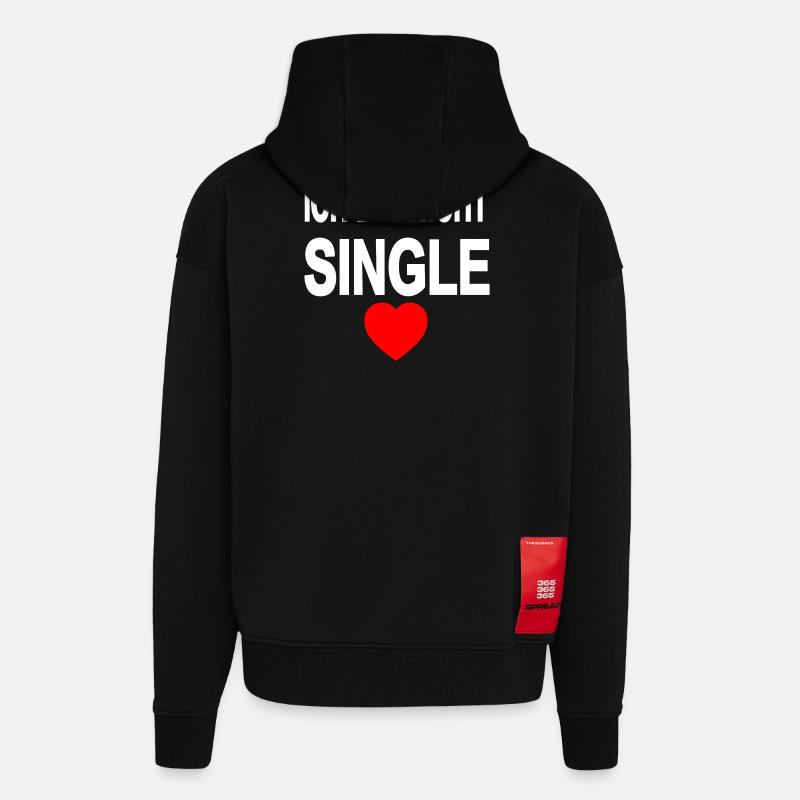 Single - Zip Hoodie - made by SPREAD - SOLID BLACK