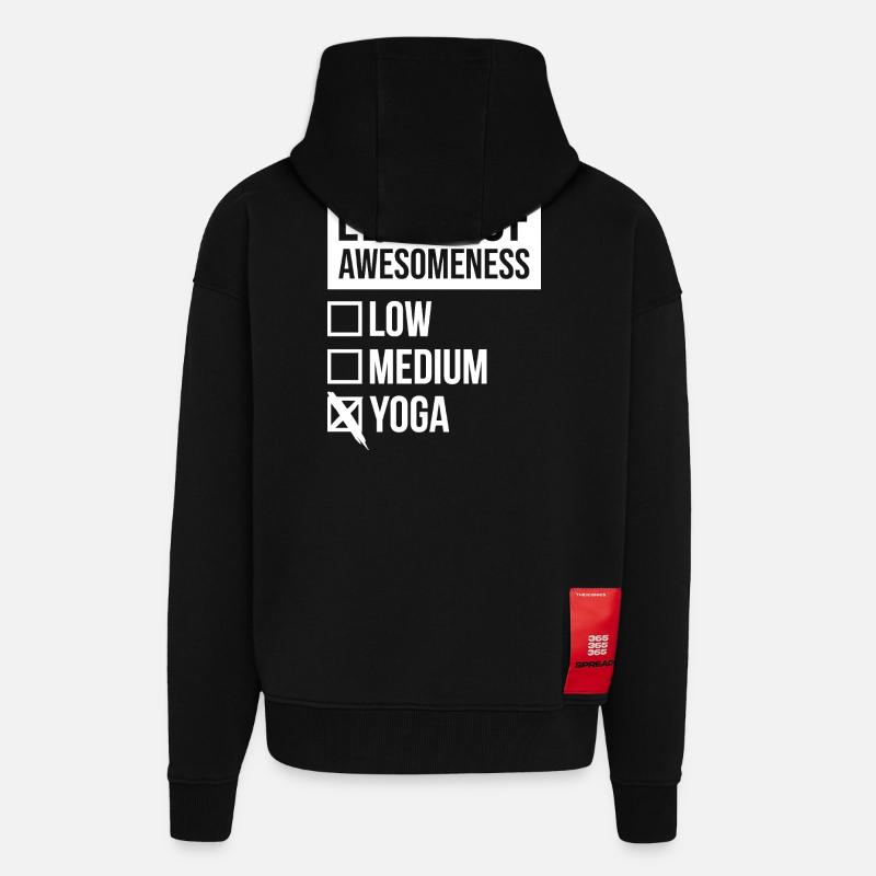 Joga - Zip Hoodie - made by SPREAD - SOLID BLACK