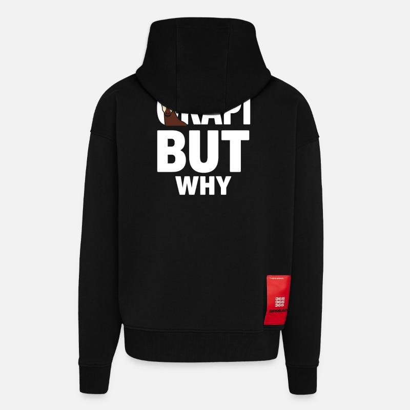 Okapi-liebhaber Okapi-tier Seltene Tierweltliebe - Zip Hoodie - made by SPREAD - SOLID BLACK