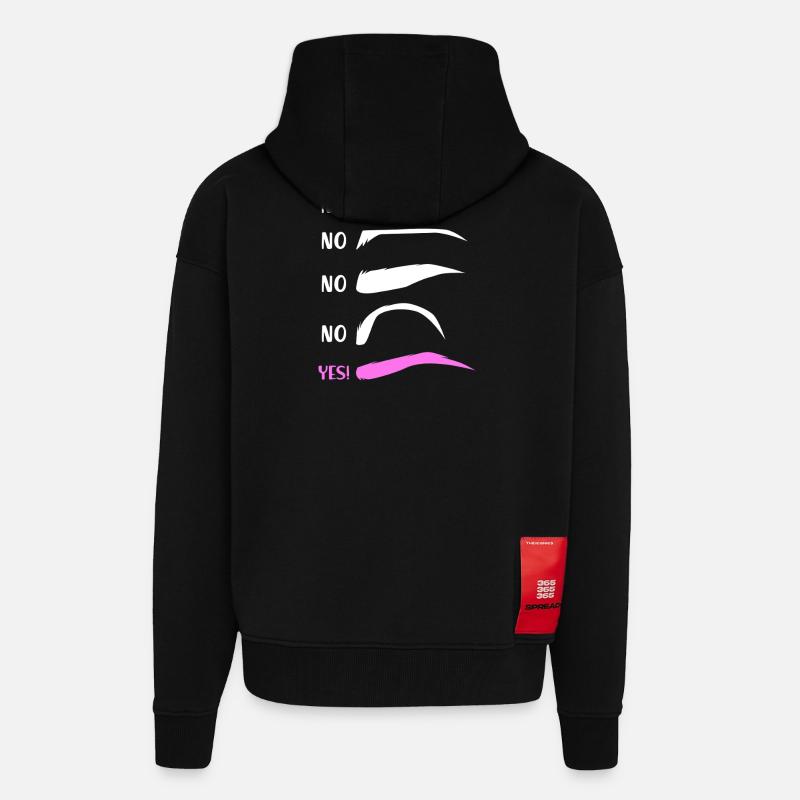 Make-up Microblading Kosmetik Kosmetikerin - Zip Hoodie - made by SPREAD - SOLID BLACK