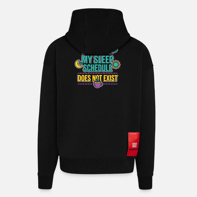 Nachtschicht-krankenschwester, Müde - Zip Hoodie - made by SPREAD - SOLID BLACK