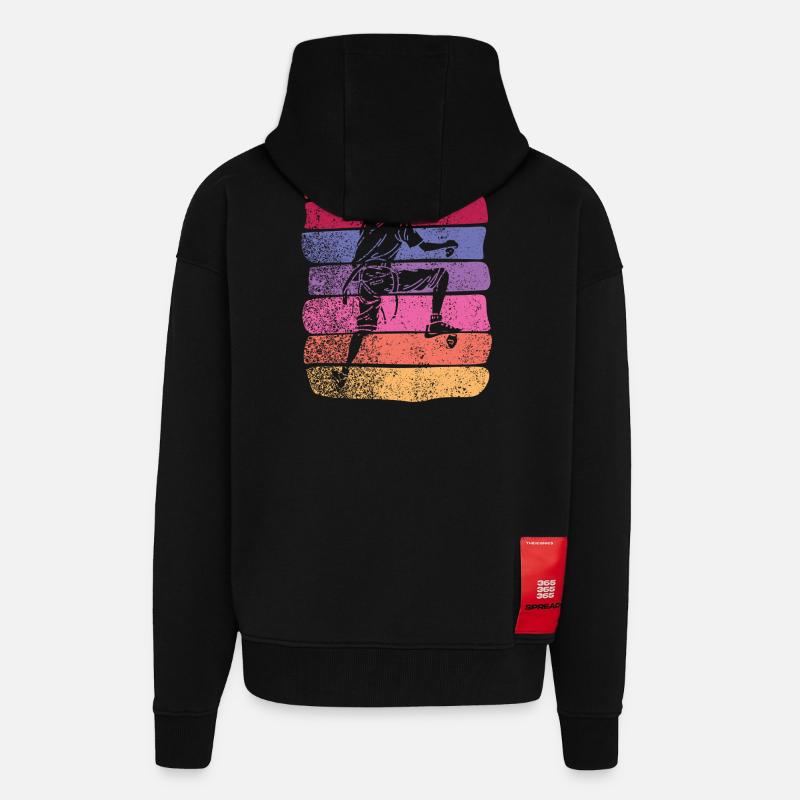 Boulderer Boulder Bouldering - Zip Hoodie - made by SPREAD - SOLID BLACK