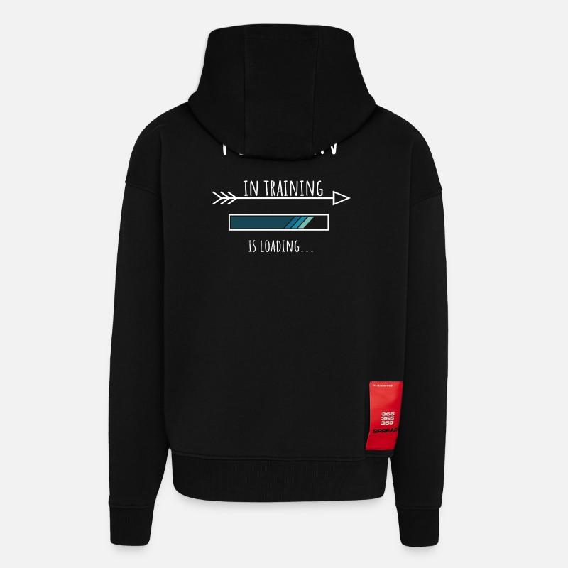 Postman Gift Profession Training Postman - Zip Hoodie - made by SPREAD - SOLID BLACK