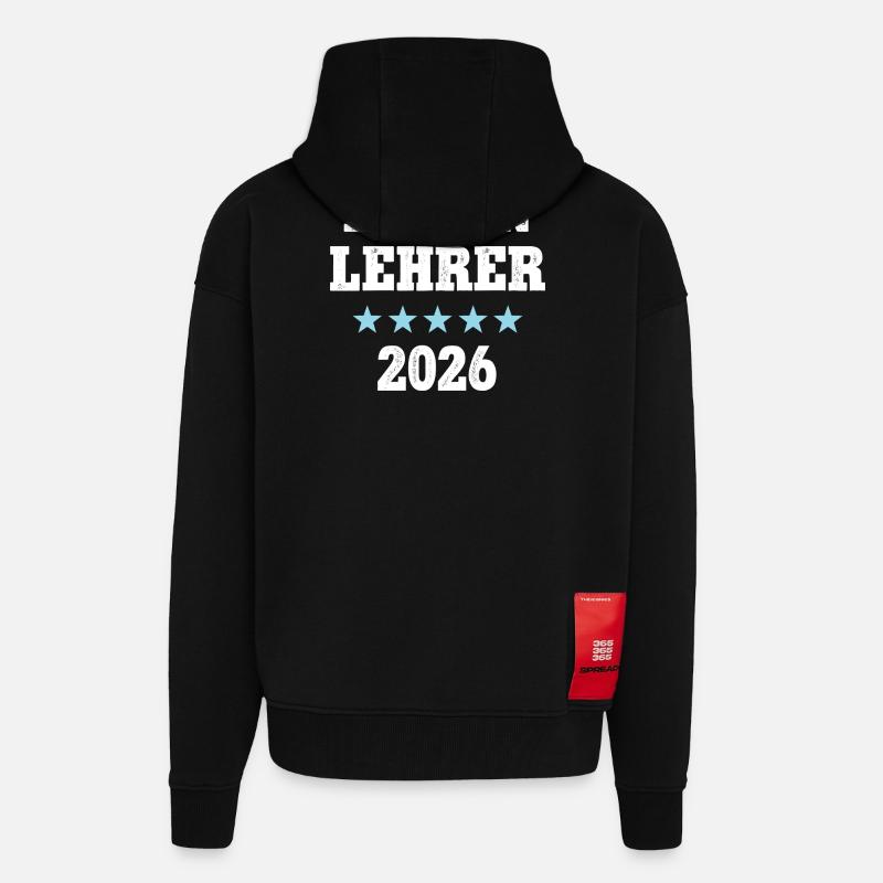 Lateinlehrer 2026 Beruf Studium Lehramt Latein - Zip Hoodie - made by SPREAD - SOLID BLACK