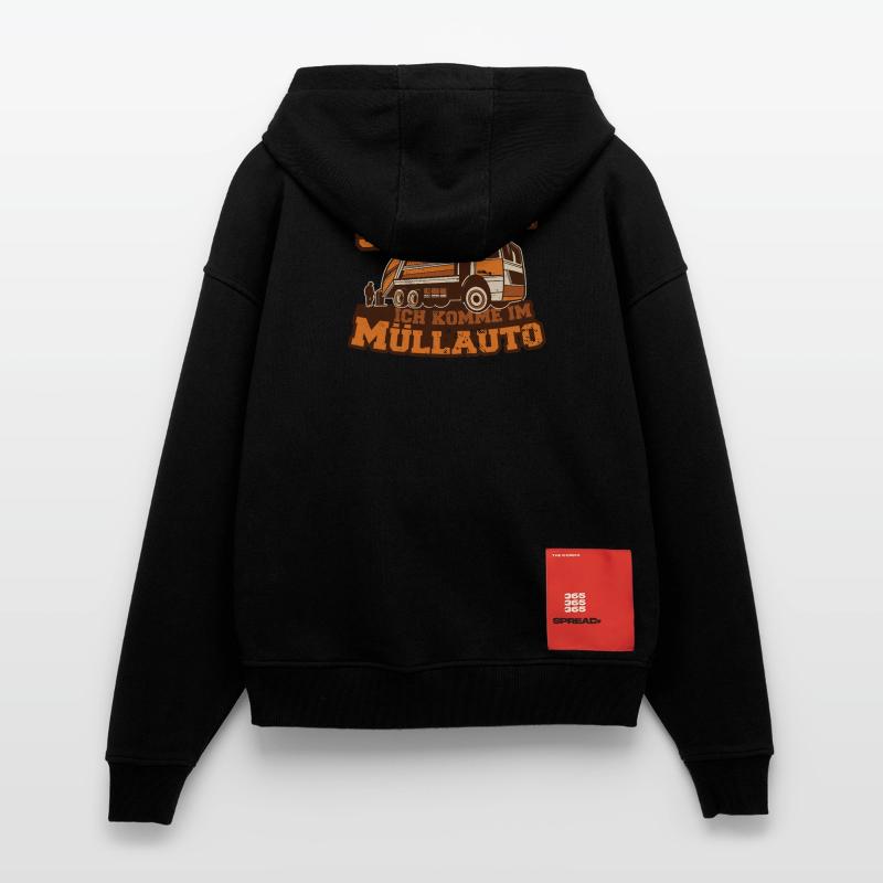 Müllauto Spruch Zip Hoodie - made by SPREAD