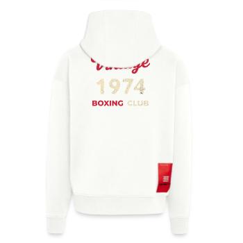 Vintage 1974 – Boxing Club Retro Geburtsjahr - Zip Hoodie - made by SPREAD - SOLID BLACK - Hinten