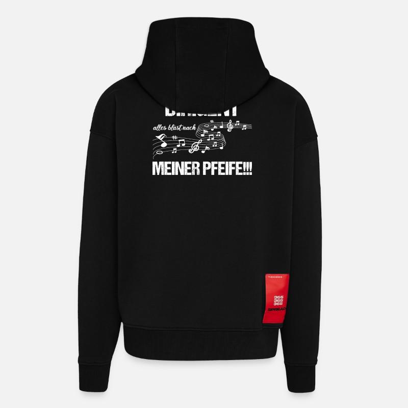 Ich bin Dirigent - Zip Hoodie - made by SPREAD - SOLID BLACK
