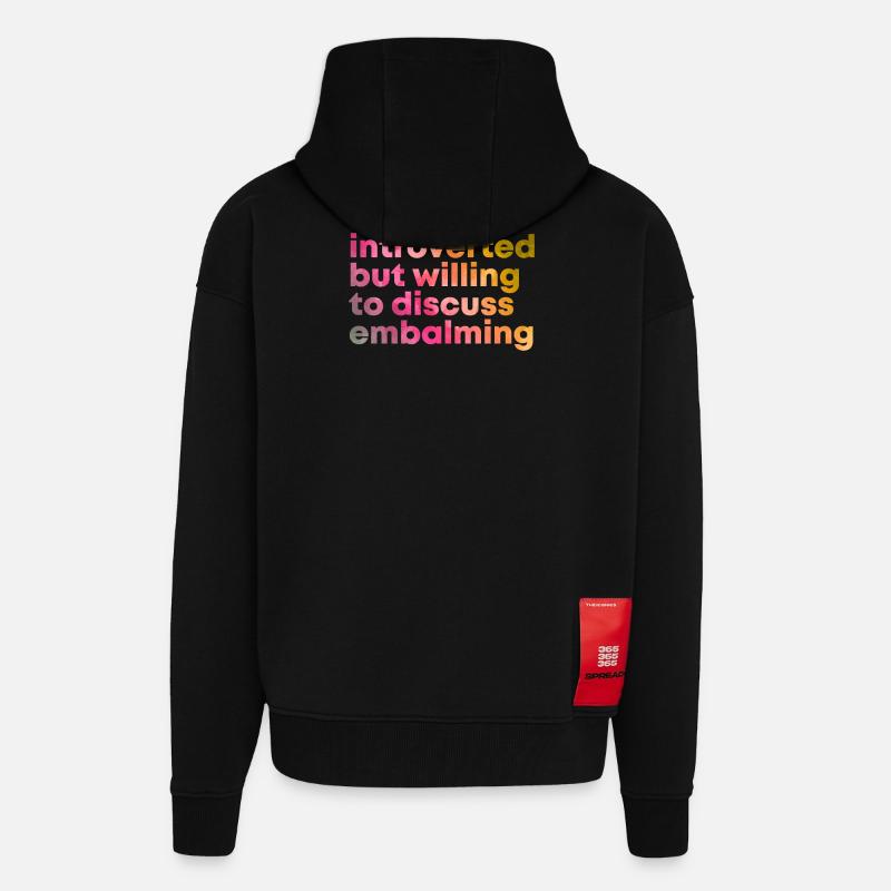 Einbalsamierung - Zip Hoodie - made by SPREAD - SOLID BLACK