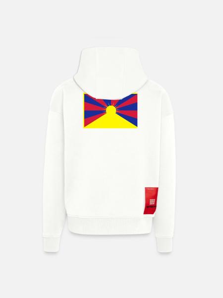 Flag of Tibet - Zip Hoodie - made by SPREAD -