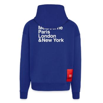 GRAND SLAM Tennis - Zip Hoodie - made by SPREAD - Iconic Blue - Hinten