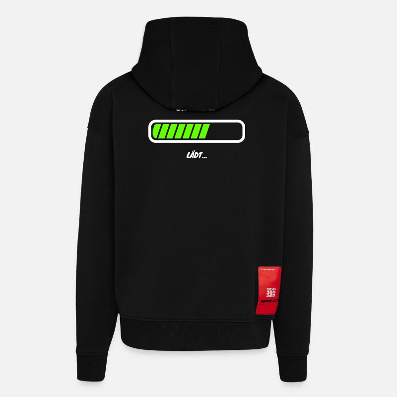 Zimmerer Handwerker Beruf Witziger Spruch - Zip Hoodie - made by SPREAD - SOLID BLACK