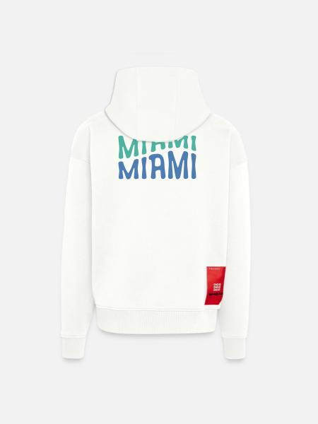 Miami - Zip Hoodie - made by SPREAD - SOLID BLACK
