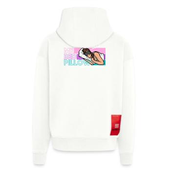 Me Bed Pillow Dream Illustration - Zip Hoodie - made by SPREAD - SOLID BLACK - Back