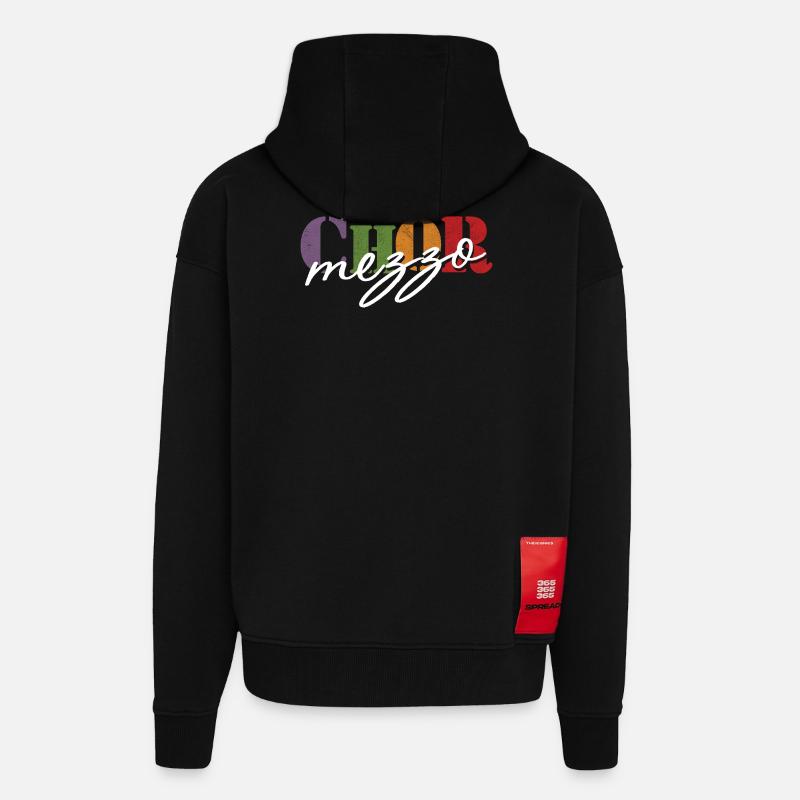 Chor Mezzosopran - Zip Hoodie - made by SPREAD - SOLID BLACK