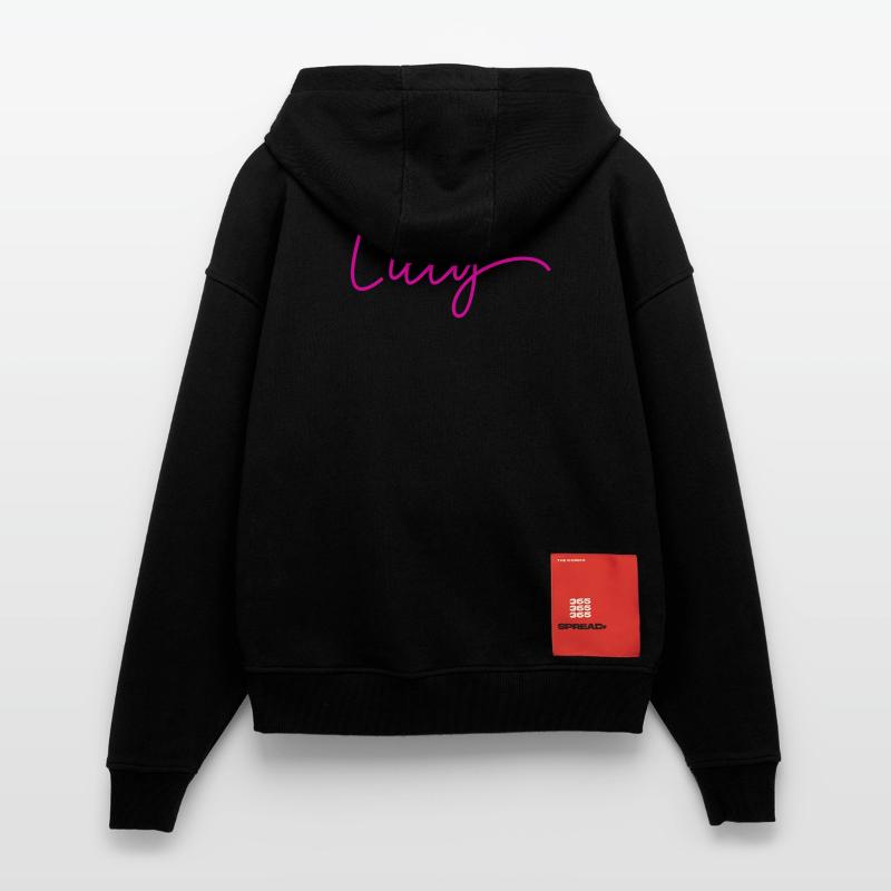 Lilly Veste à capuche bio épaisse oversize fabriqué en UE