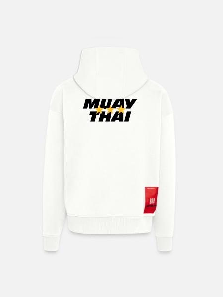 Muay Thai - Zip Hoodie - made by SPREAD - SOLID BLACK