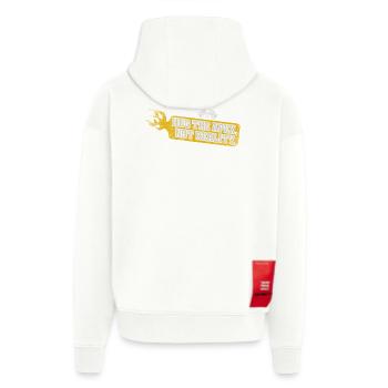 Umarme den Apex, nicht die Realität - Zip Hoodie - made by SPREAD - SOLID BLACK - Hinten