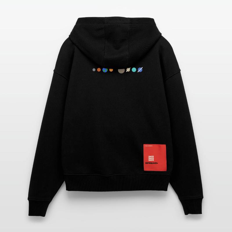 Solar system planets Zip Hoodie - made by SPREAD